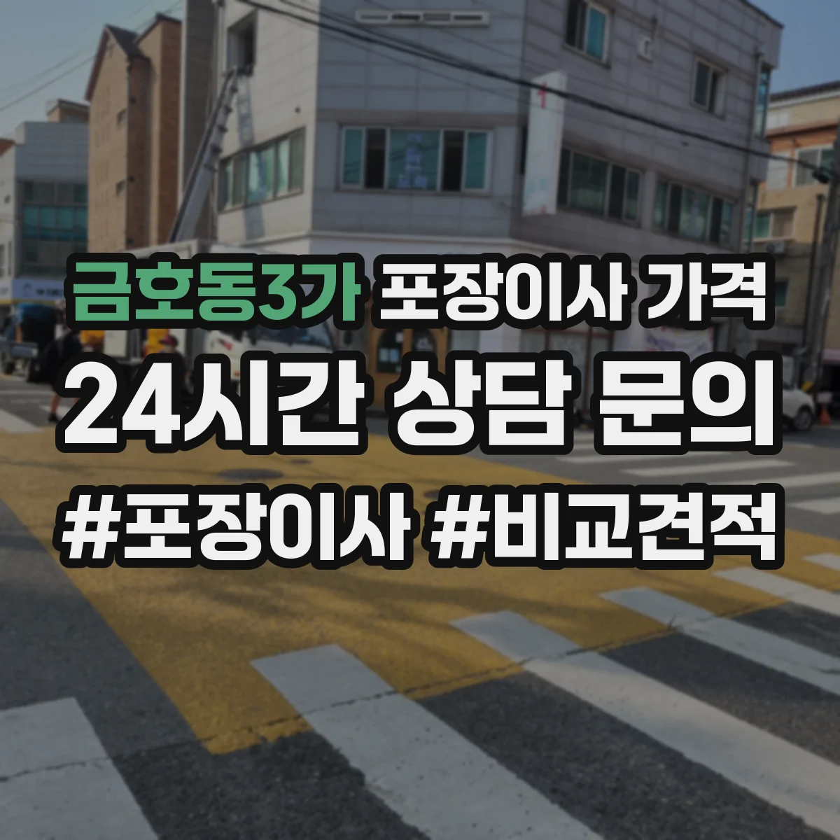 금호동3가 포장이사 가격