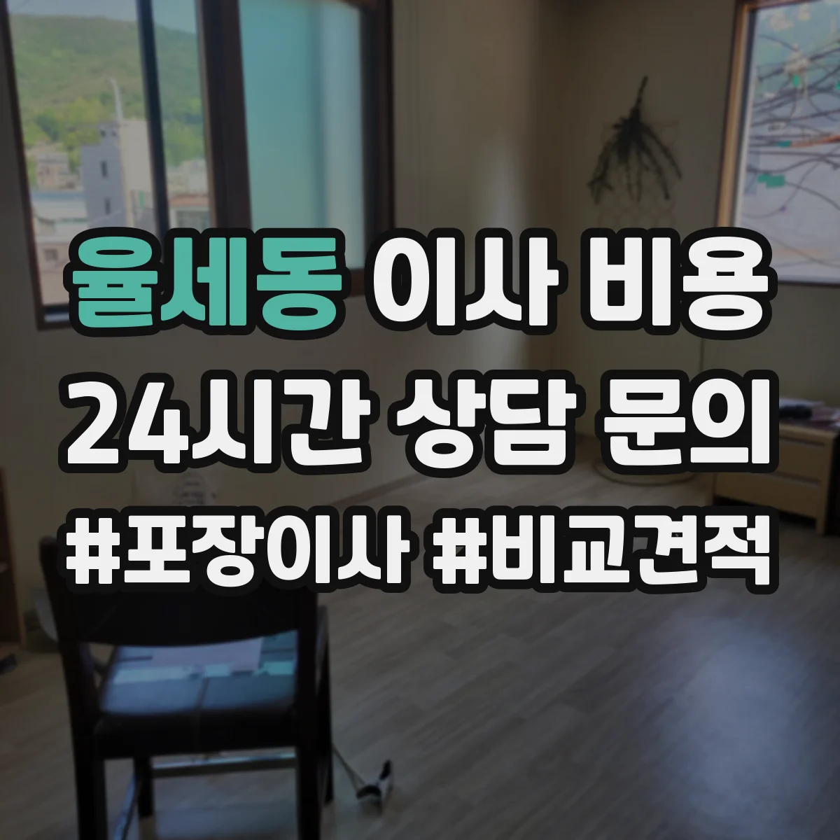 율세동 이사 비용