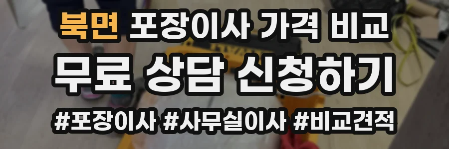 북면 포장이사 가격 비교