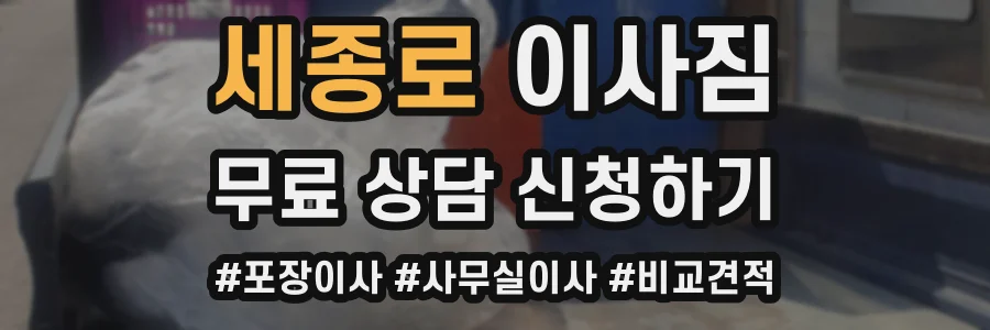 세종로 이사짐