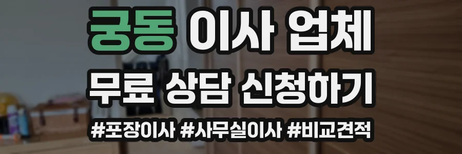 궁동 이사 업체