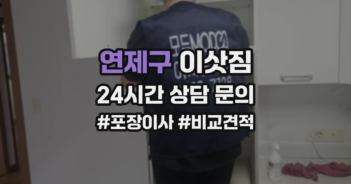 연제구 이삿짐
