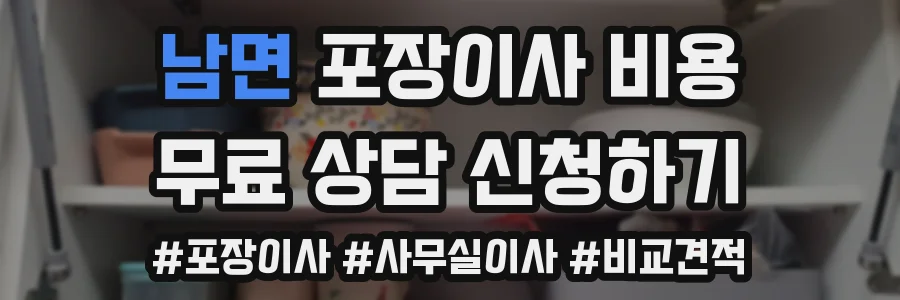 남면 포장이사 비용