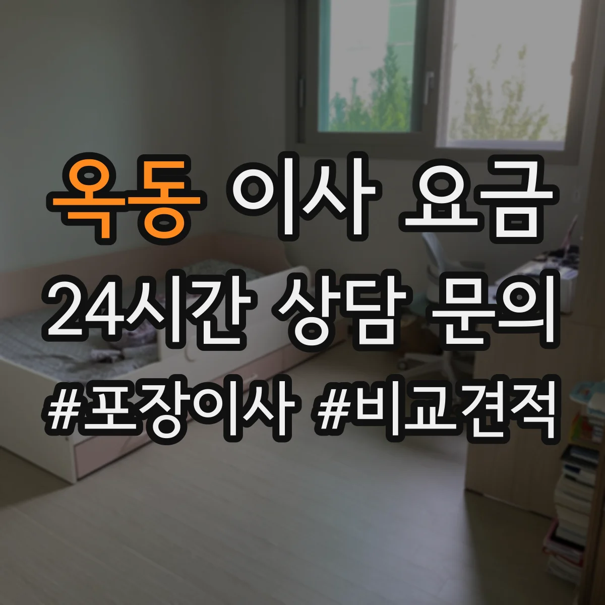 옥동 이사 요금