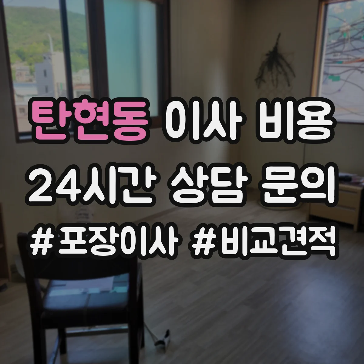 탄현동 이사 비용