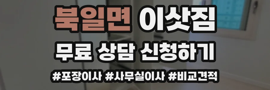 북일면 이삿짐