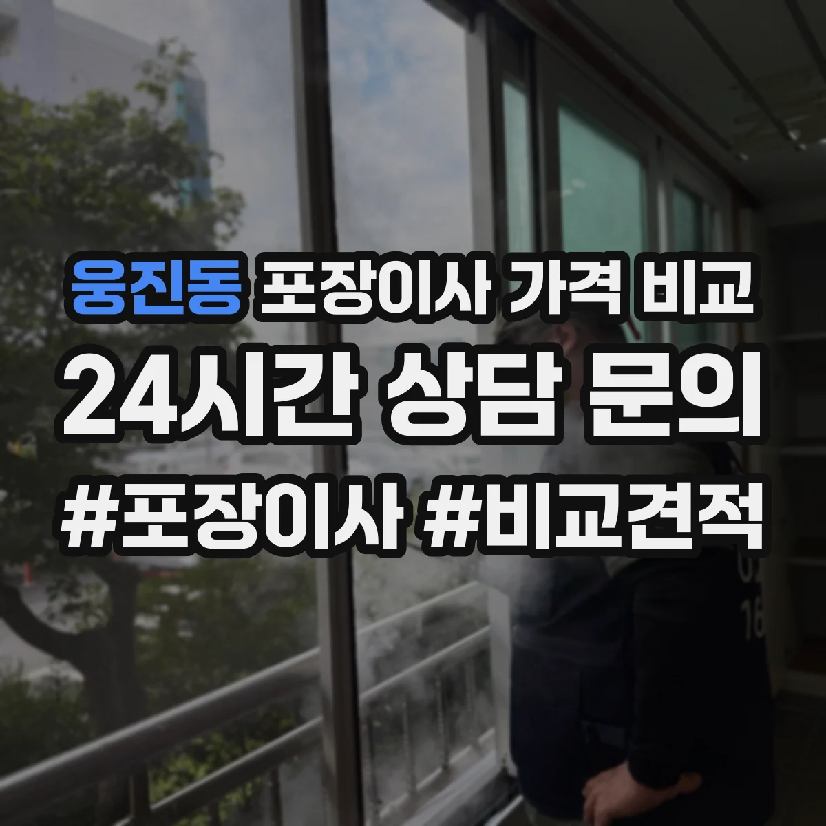 웅진동 포장이사 가격 비교