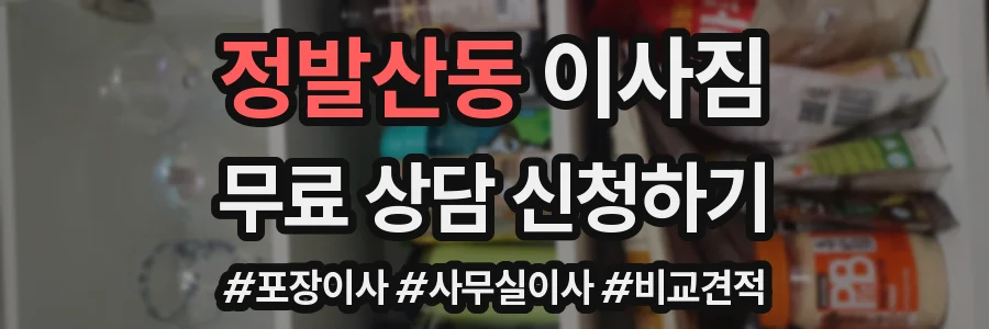 정발산동 이사짐