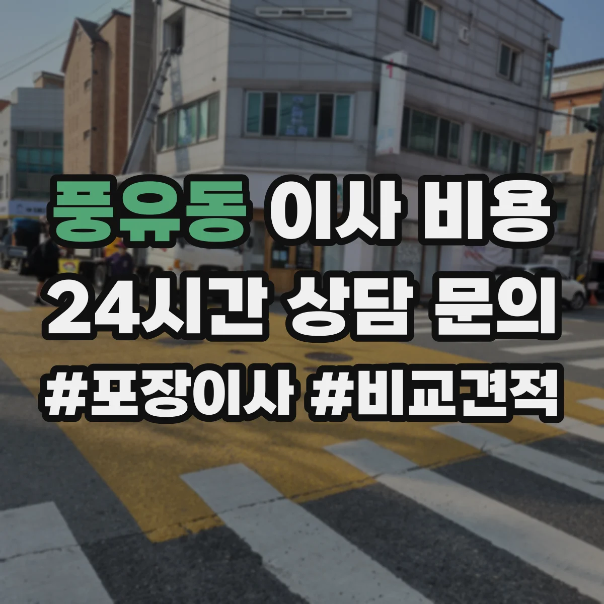 풍유동 이사 비용