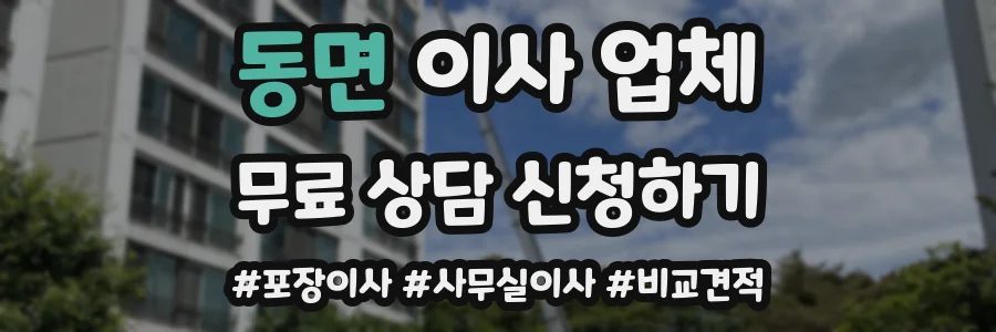 동면 이사 업체