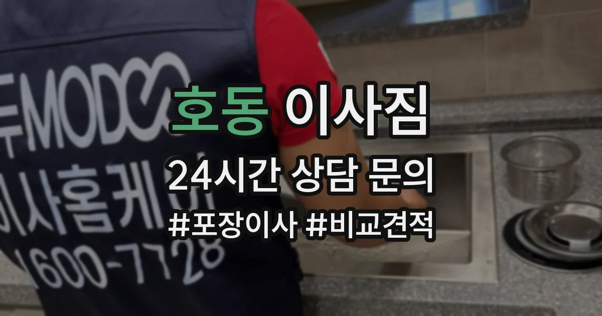 호동 이사짐