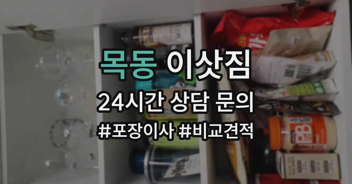 목동 이삿짐