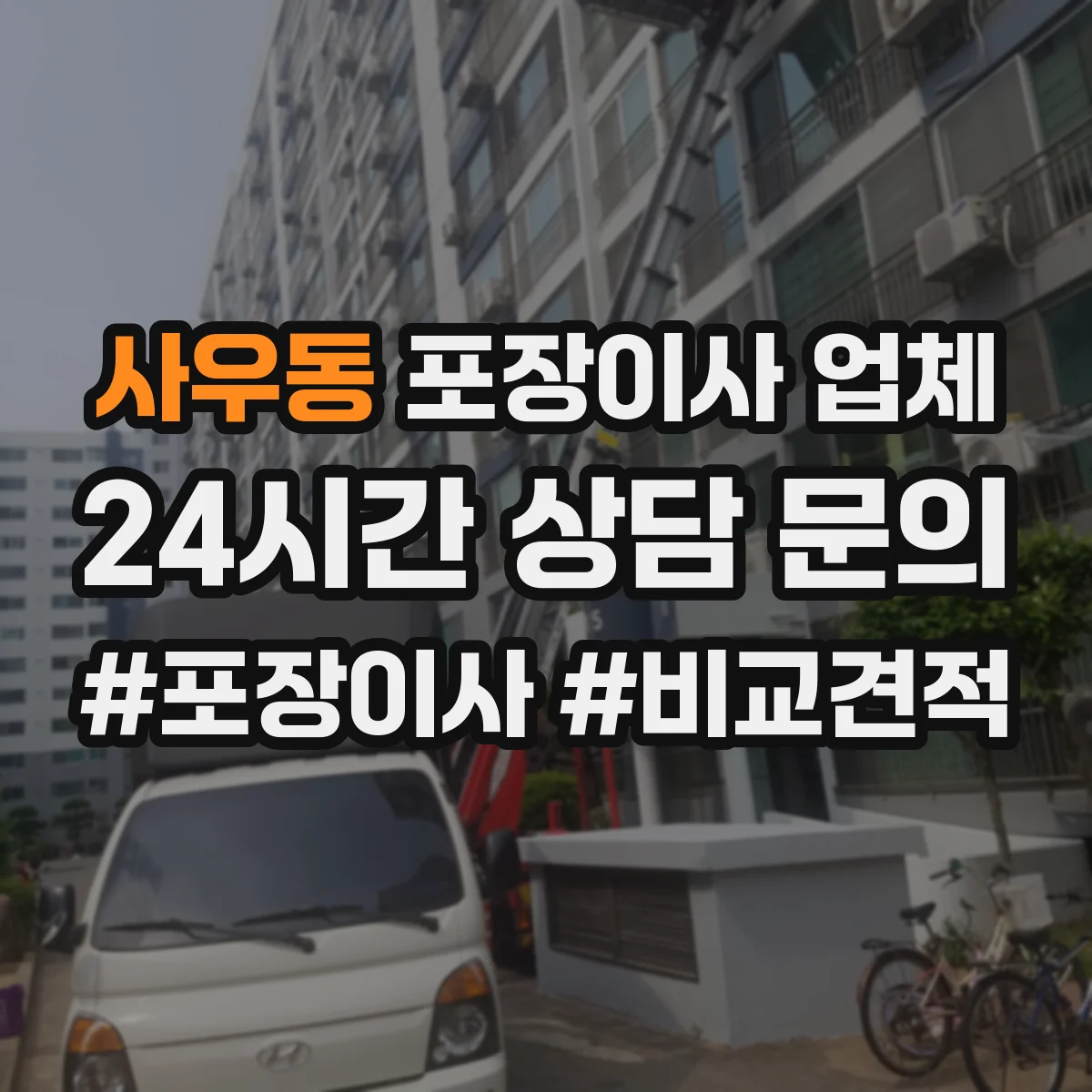 사우동 포장이사 업체