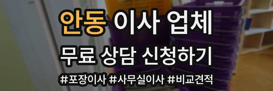 안동 이사 업체