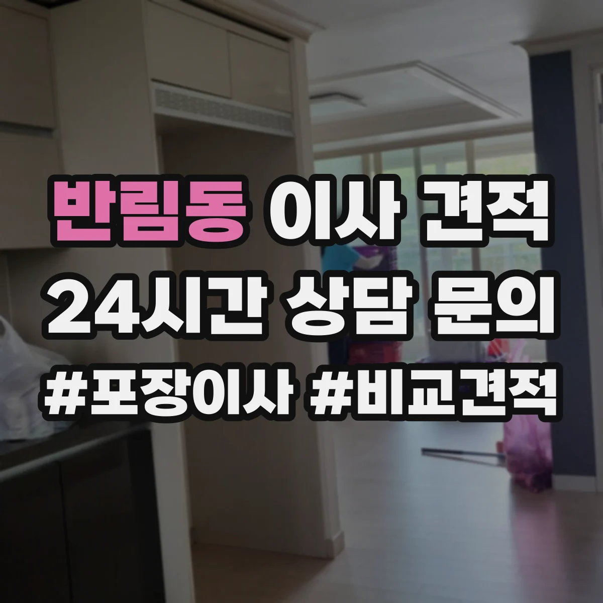 반림동 이사 견적