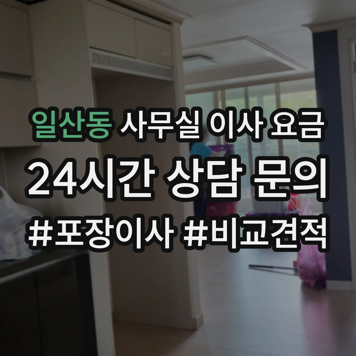 일산동 사무실 이사 요금