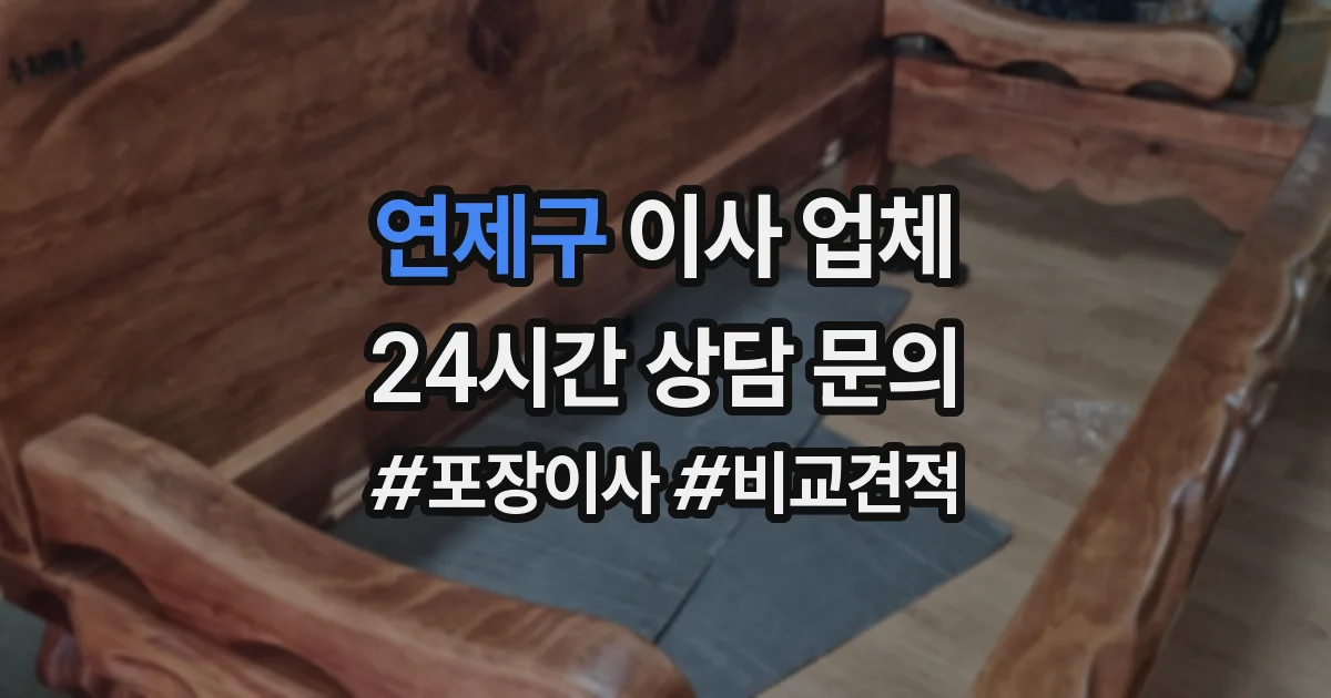 연제구 이사 업체