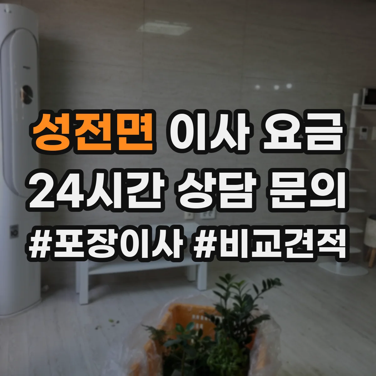 성전면 이사 요금