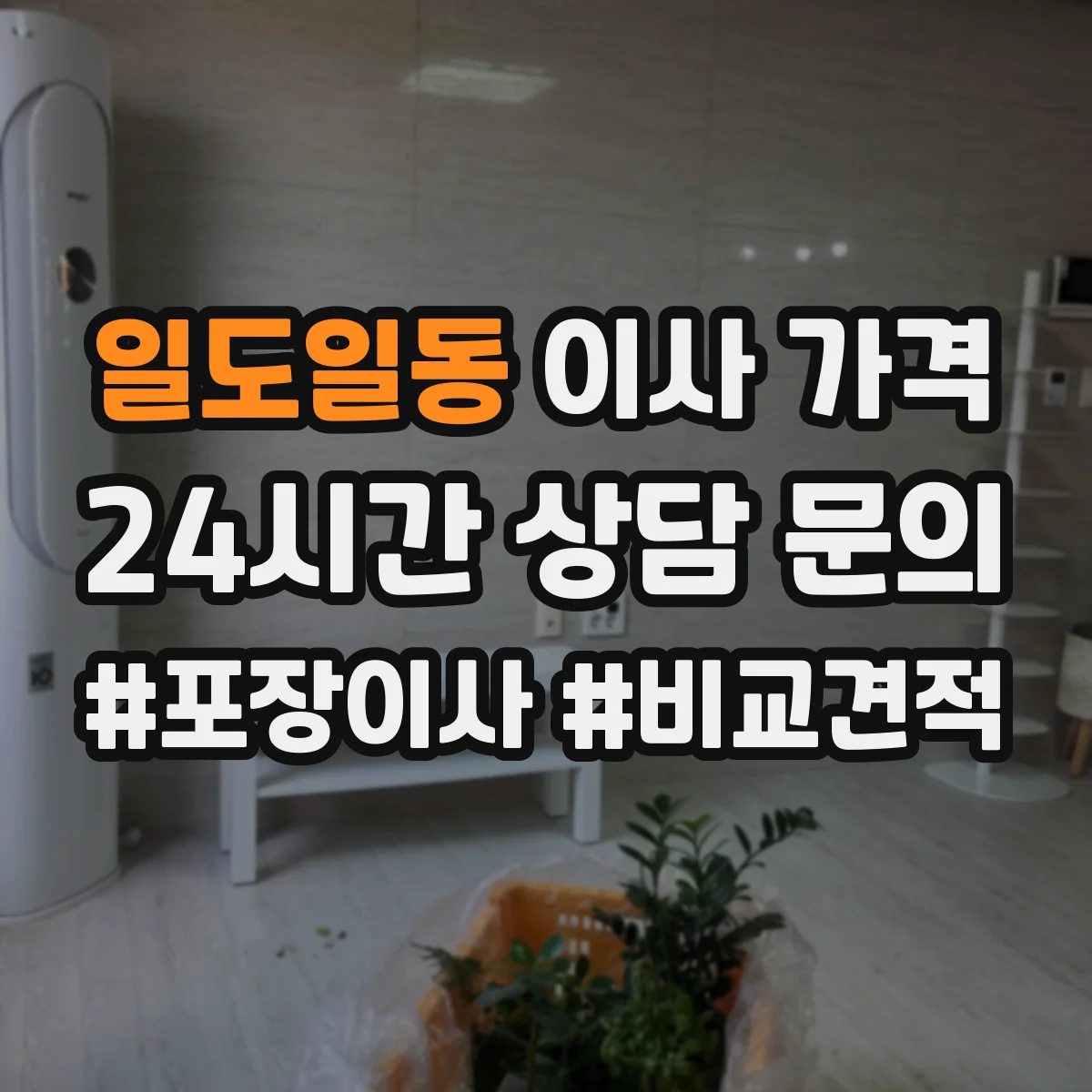 일도일동 이사 가격