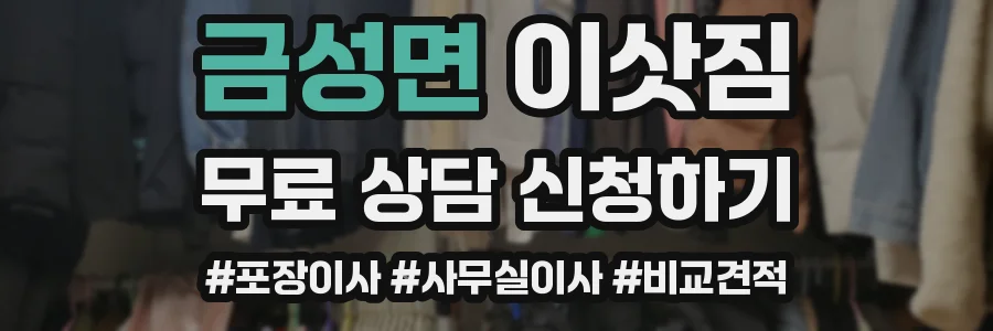 금성면 이삿짐
