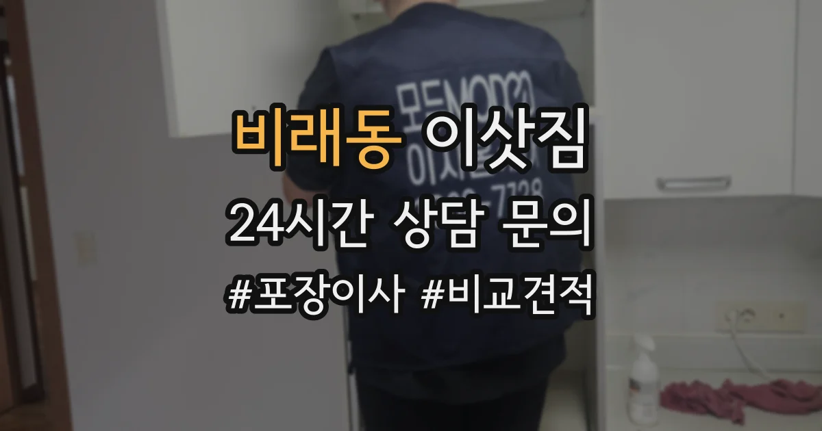 비래동 이삿짐