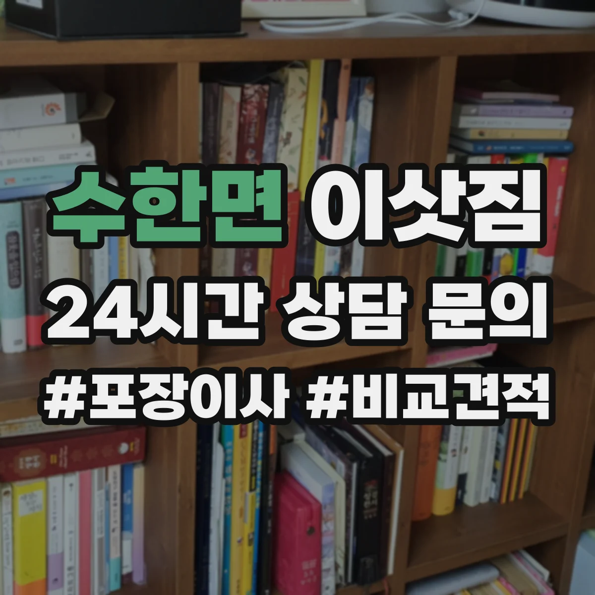 수한면 이삿짐