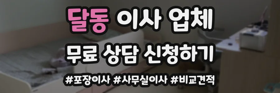 달동 이사 업체