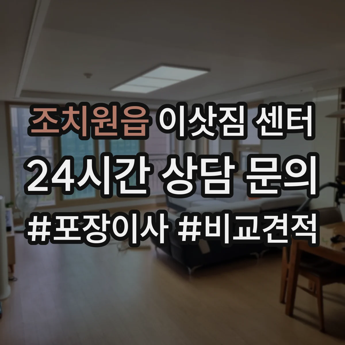 조치원읍 이삿짐 센터