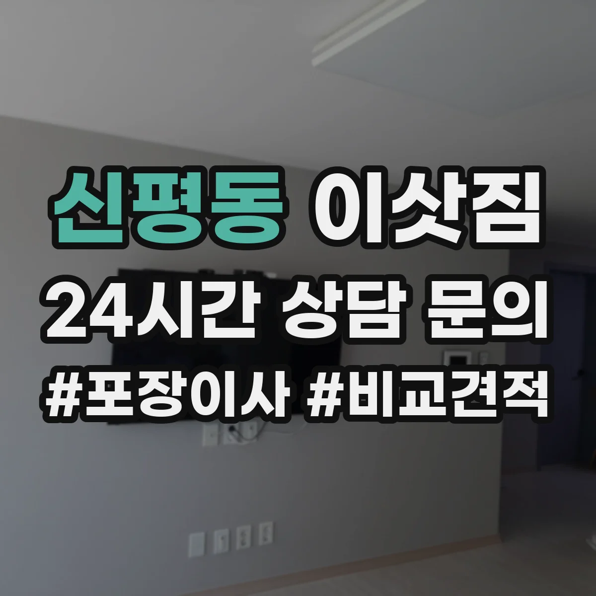 신평동 이삿짐