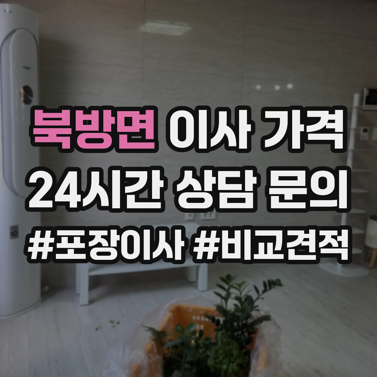 북방면 이사 가격