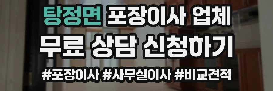 탕정면 포장이사 업체