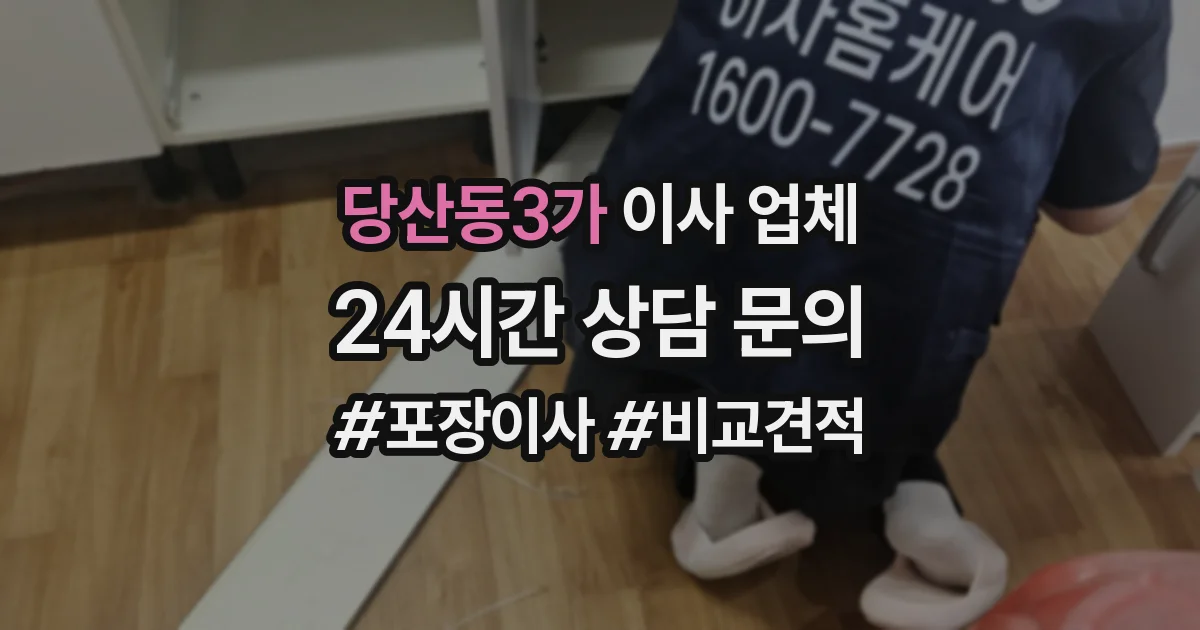 당산동3가 이사 업체