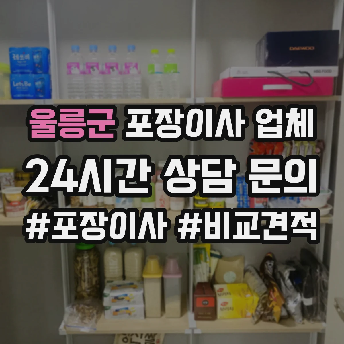 울릉군 포장이사 업체