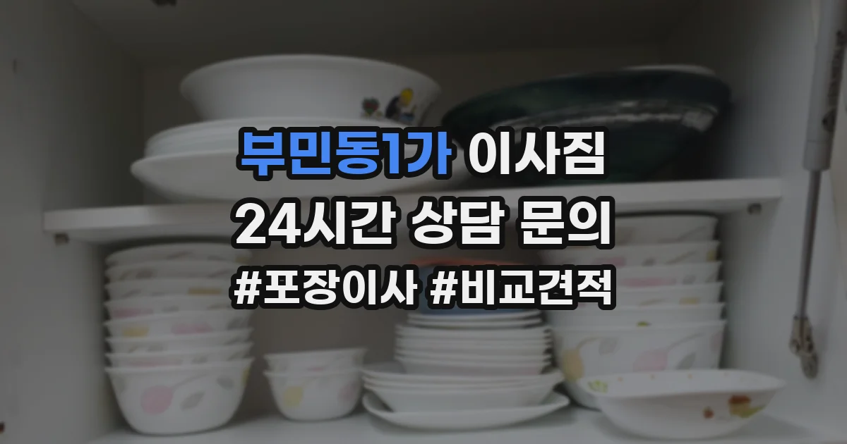 부민동1가 이사짐