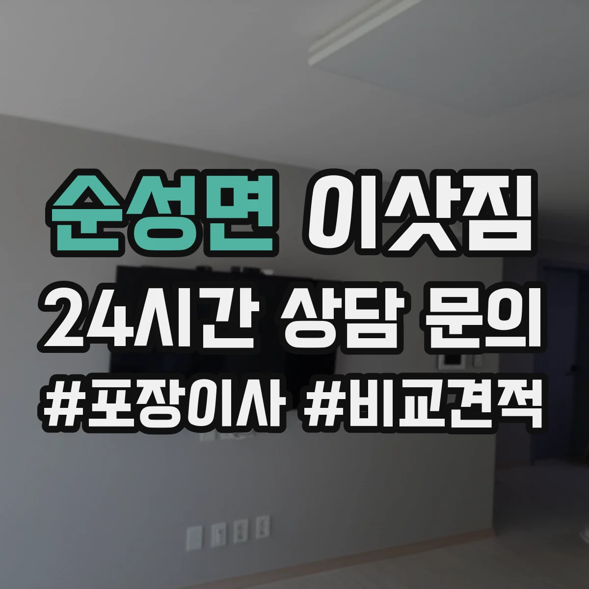 순성면 이삿짐