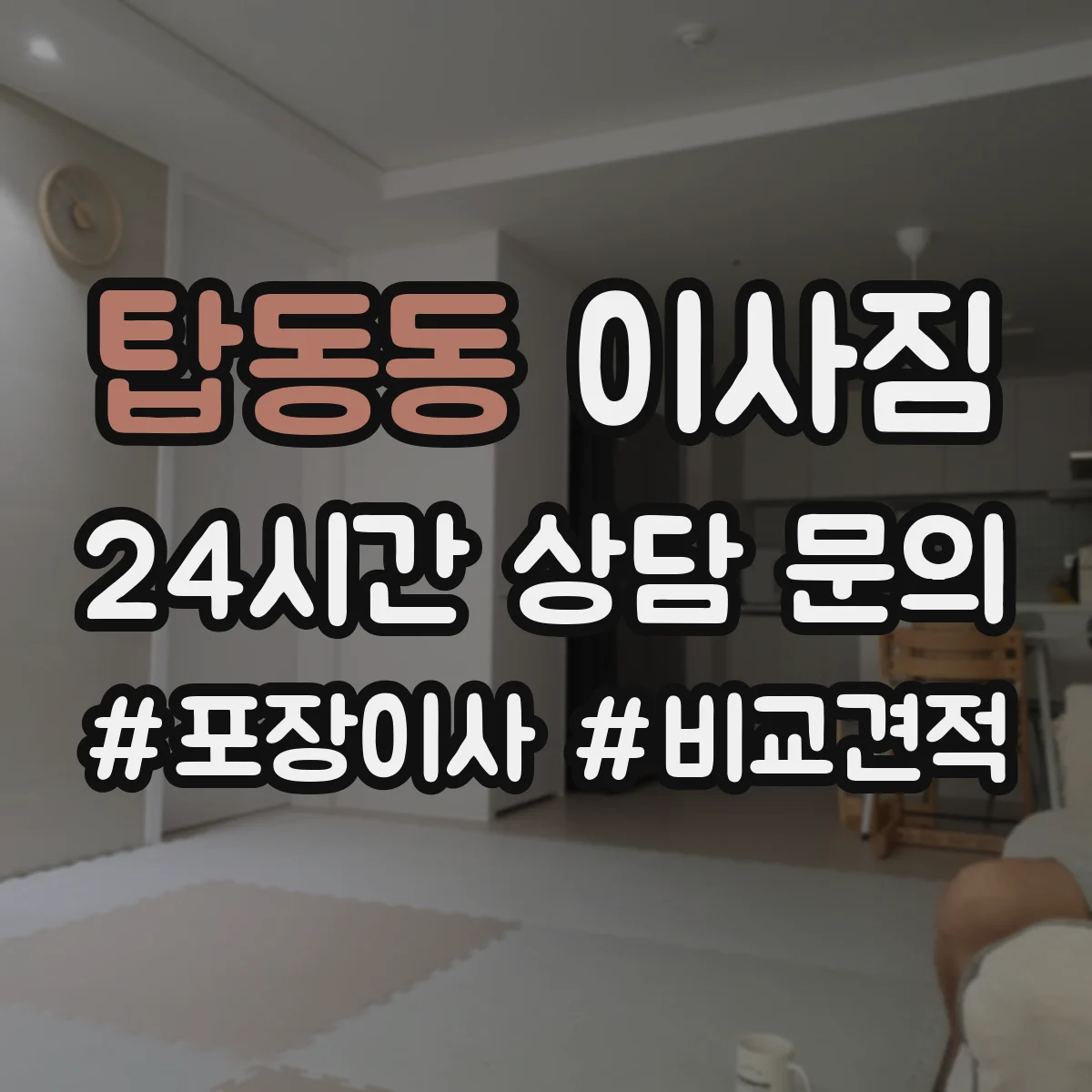 탑동동 이사짐