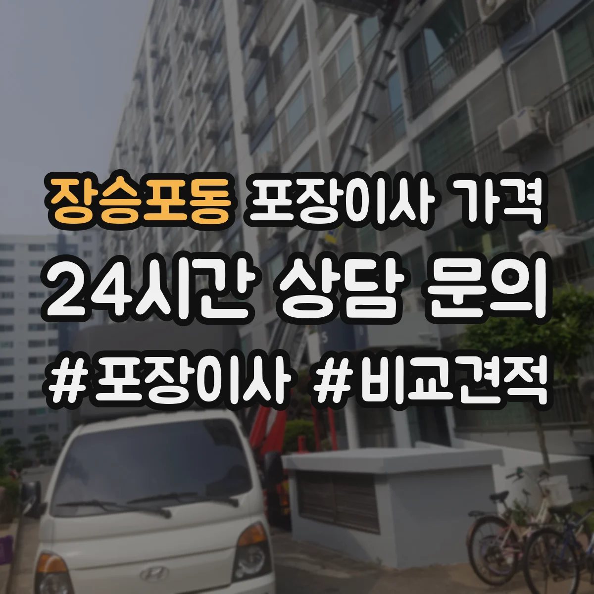 장승포동 포장이사 가격