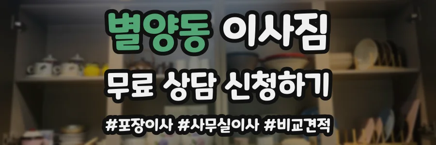 별양동 이사짐