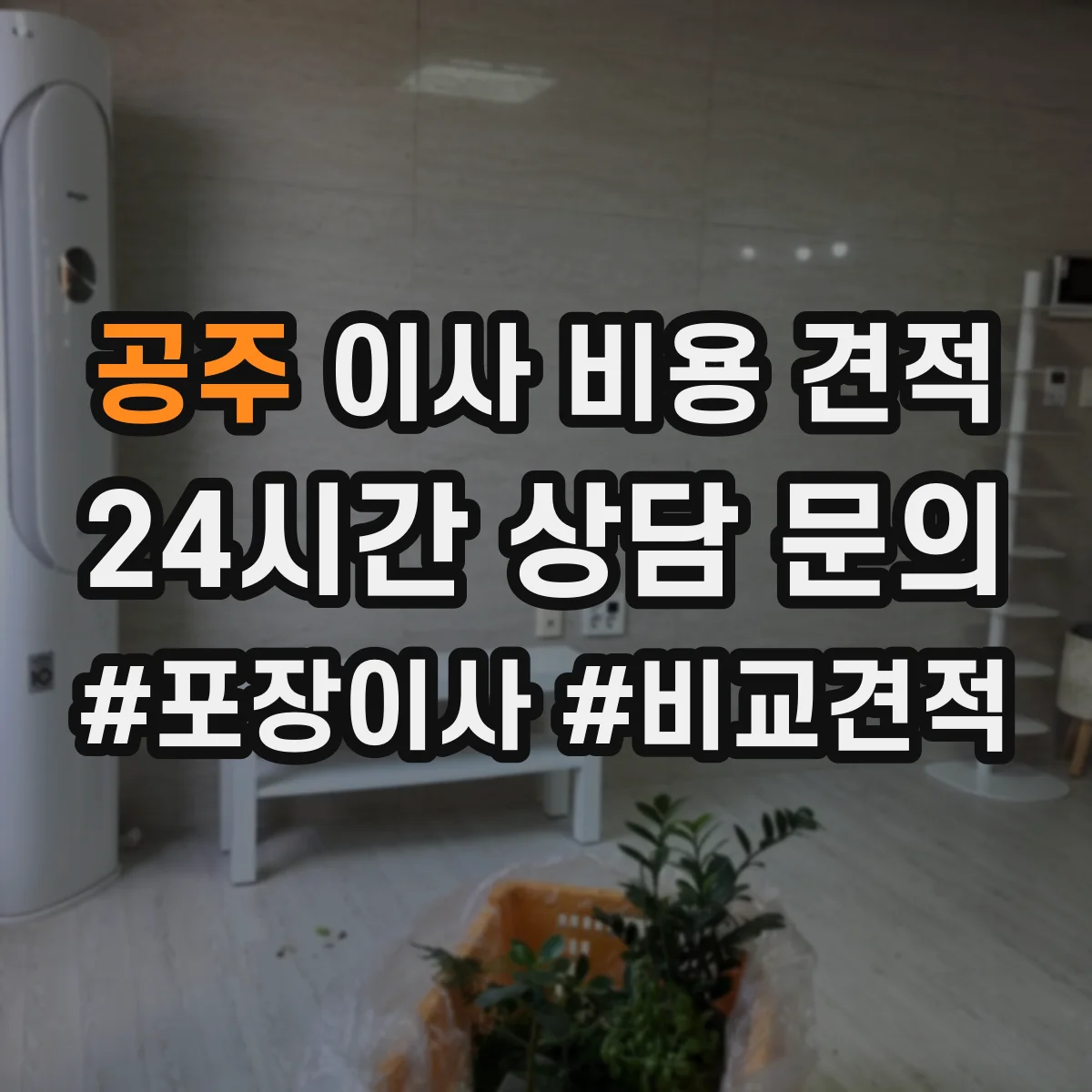 공주 이사 비용 견적