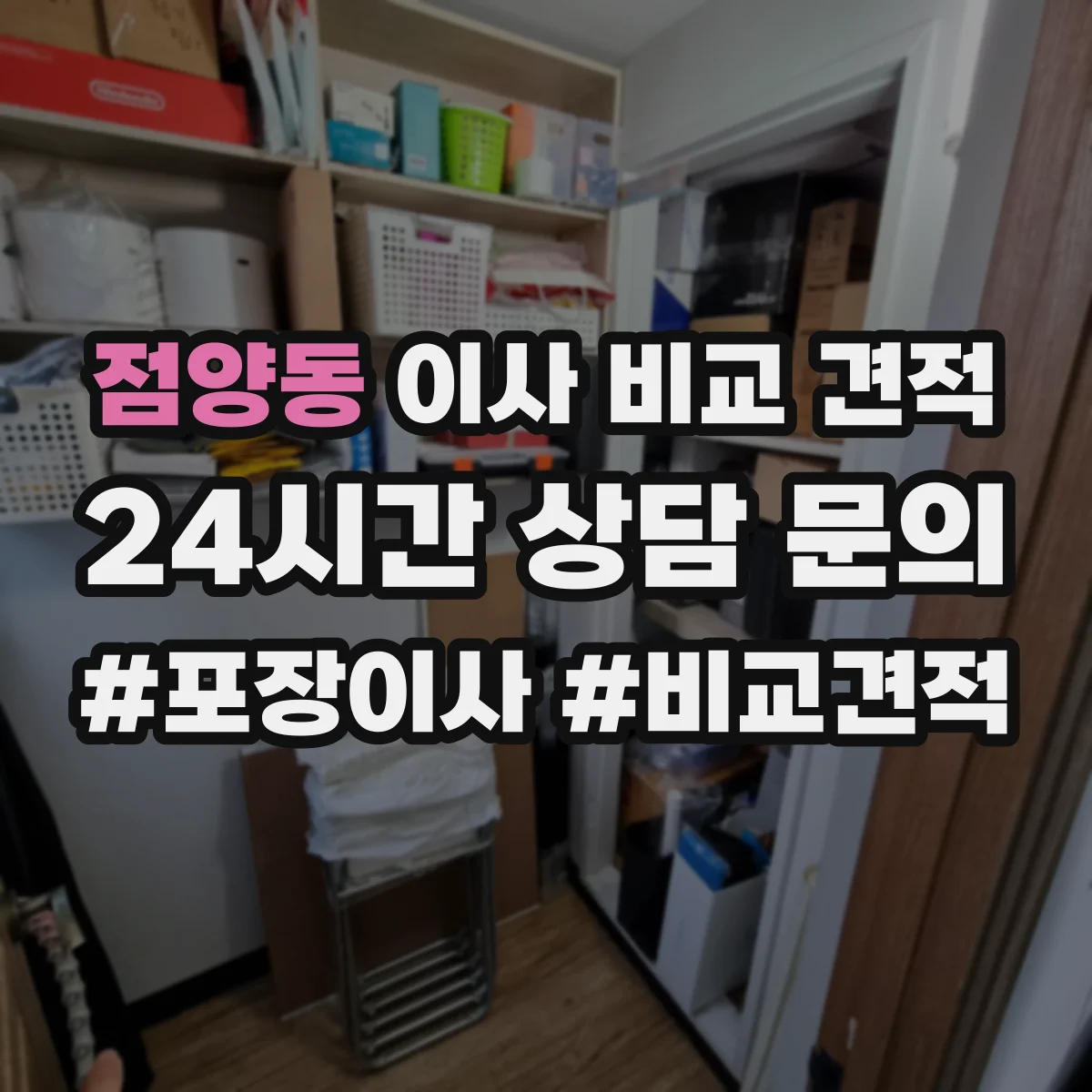 점양동 이사 비교 견적