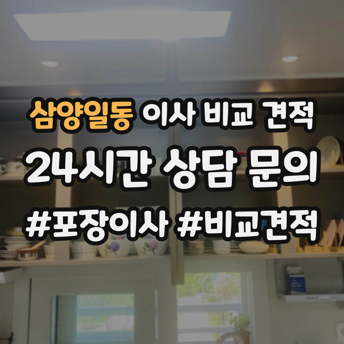 삼양일동 이사 비교 견적