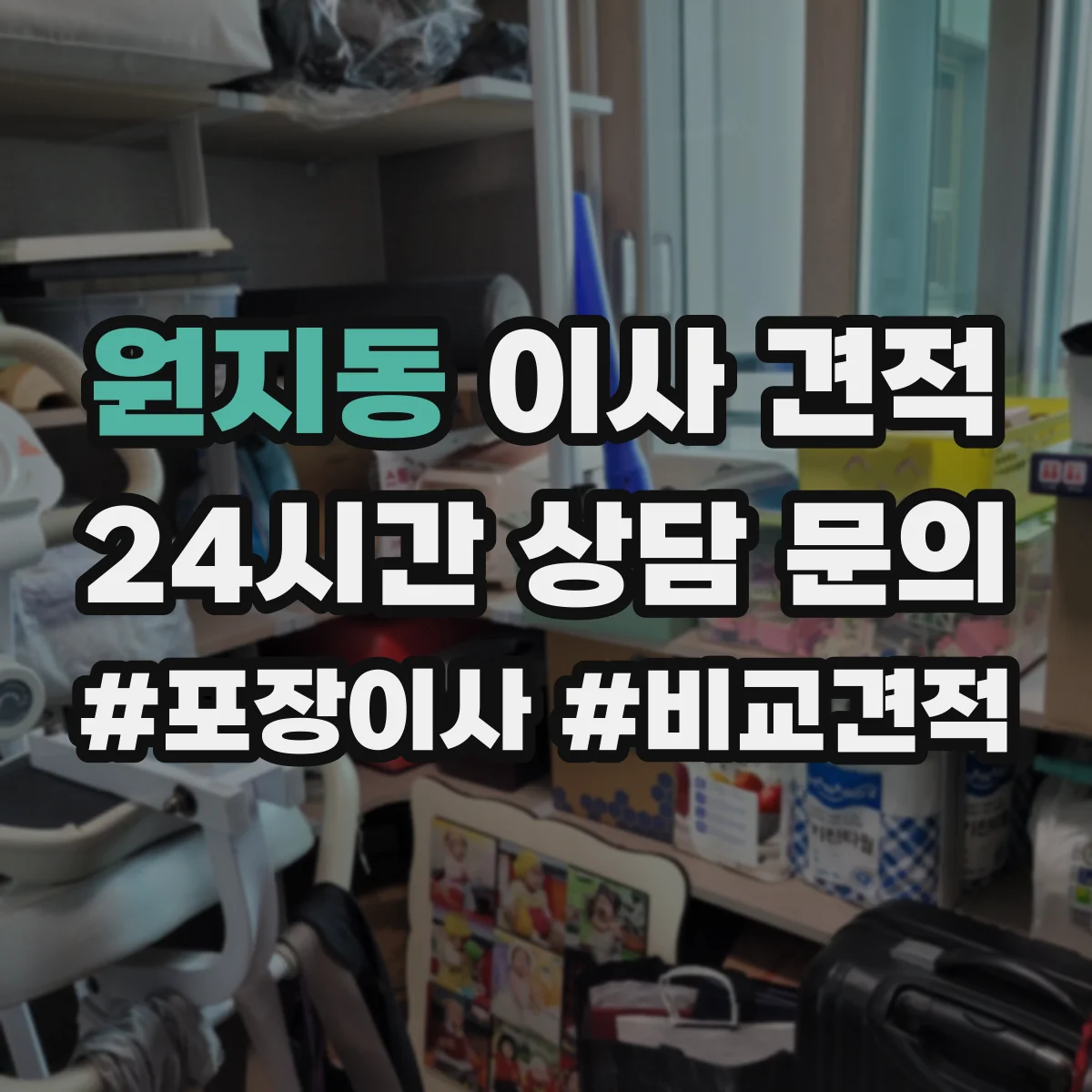 원지동 이사 견적