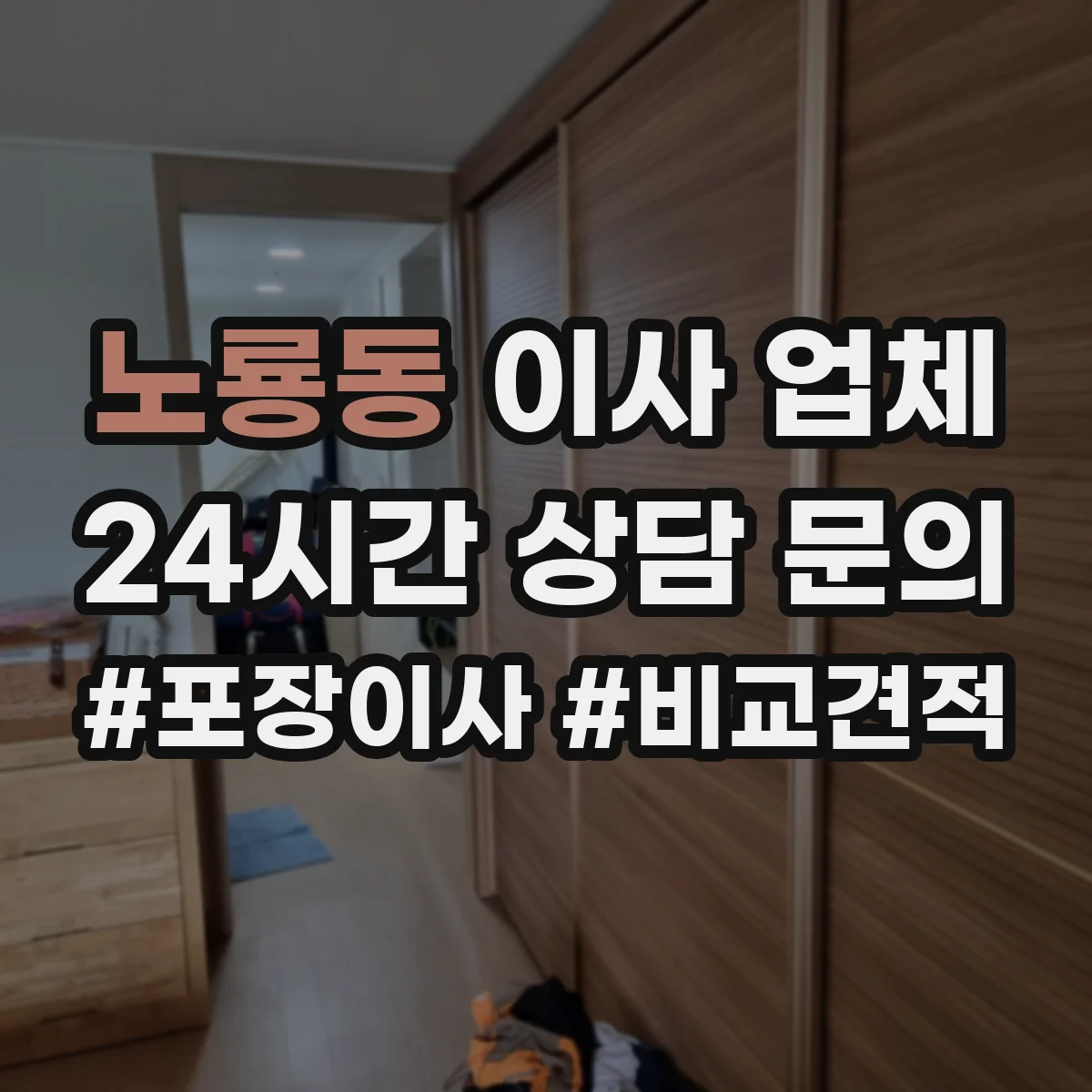 노룡동 이사 업체