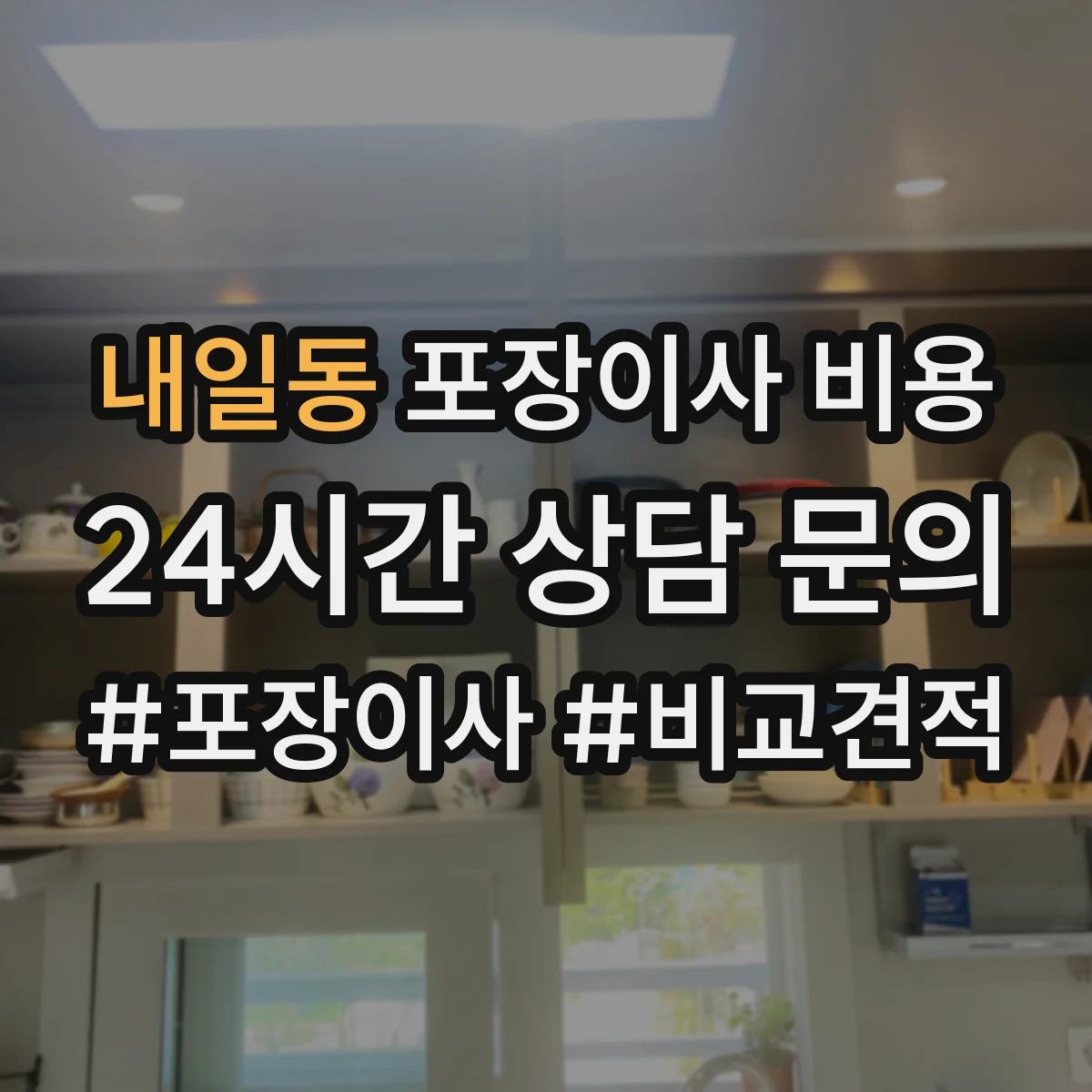 내일동 포장이사 비용