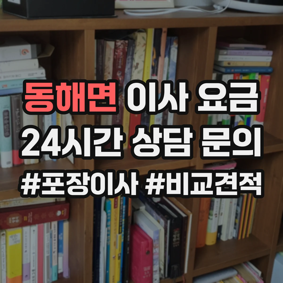 동해면 이사 요금