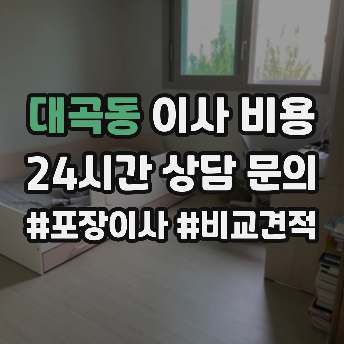 대곡동 이사 비용