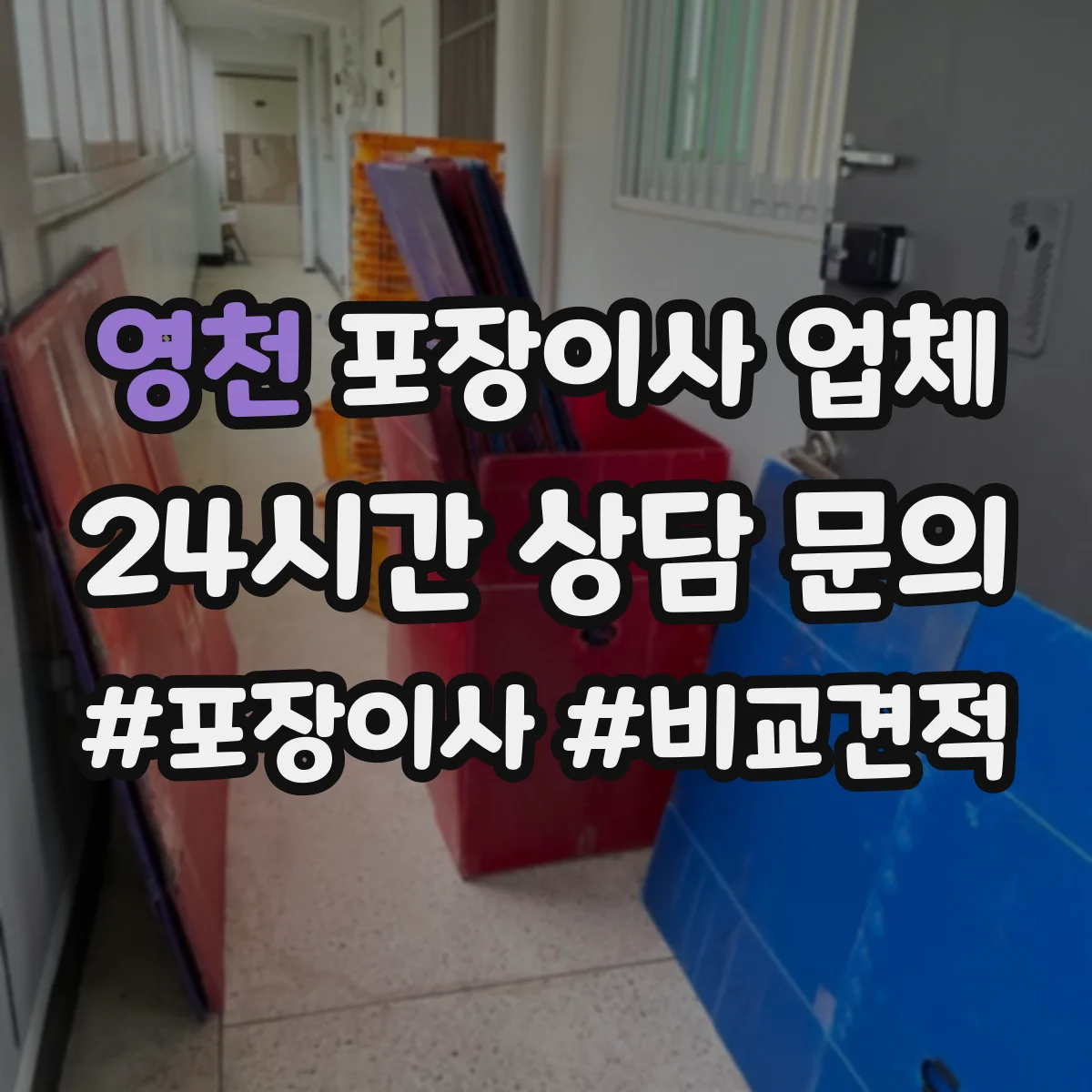 영천 포장이사 업체