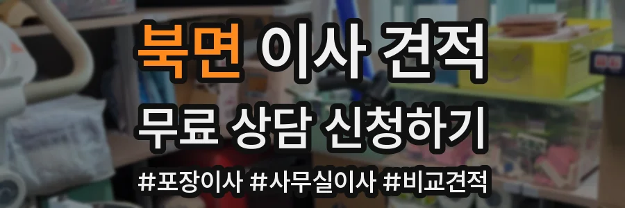 북면 이사 견적