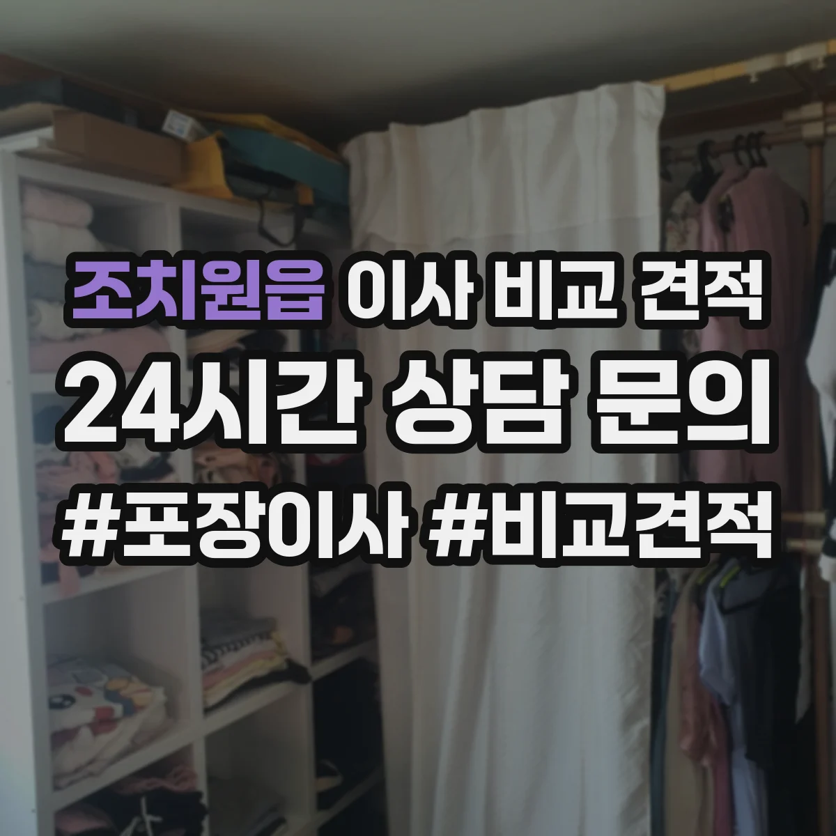 조치원읍 이사 비교 견적
