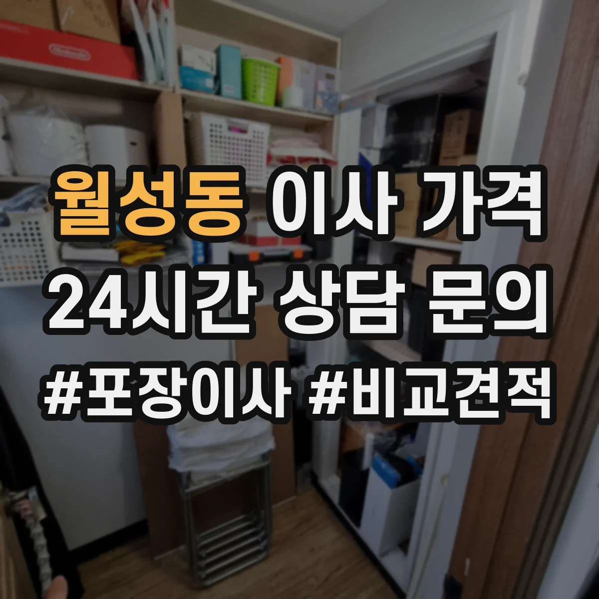 월성동 이사 가격